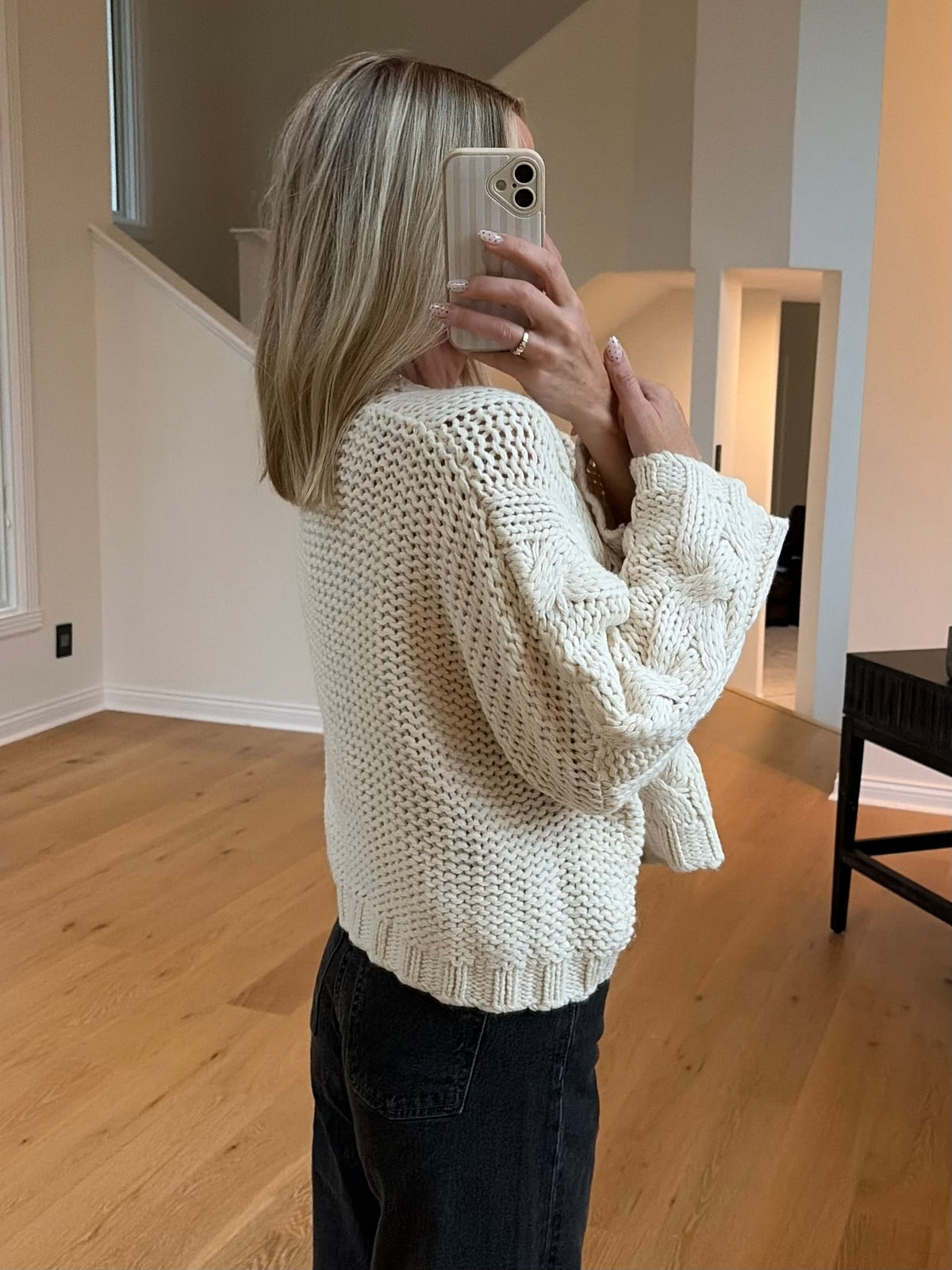 Loose Knit Sweater- Ivory