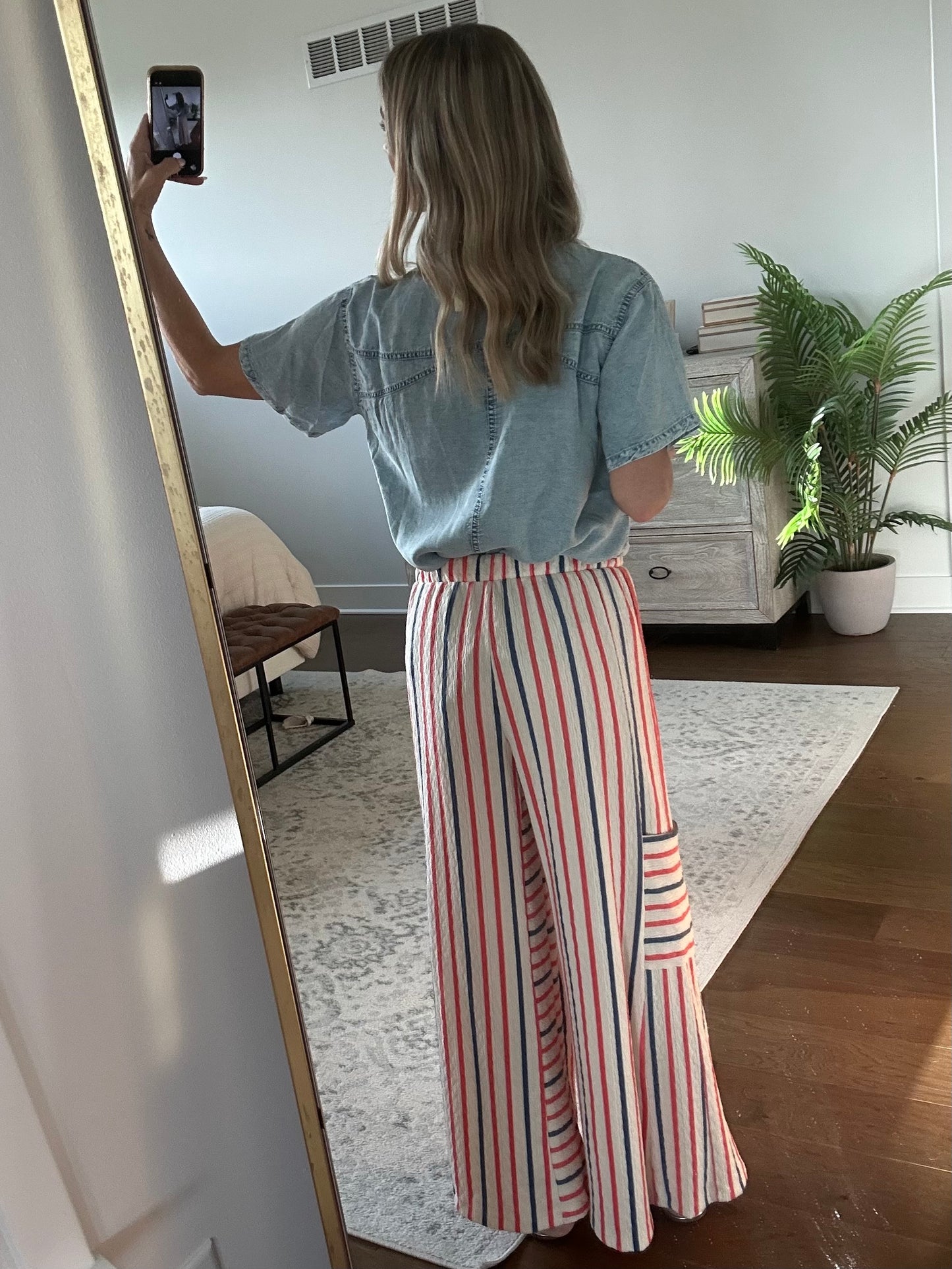 Red/Blue/Cream Lounge Pant