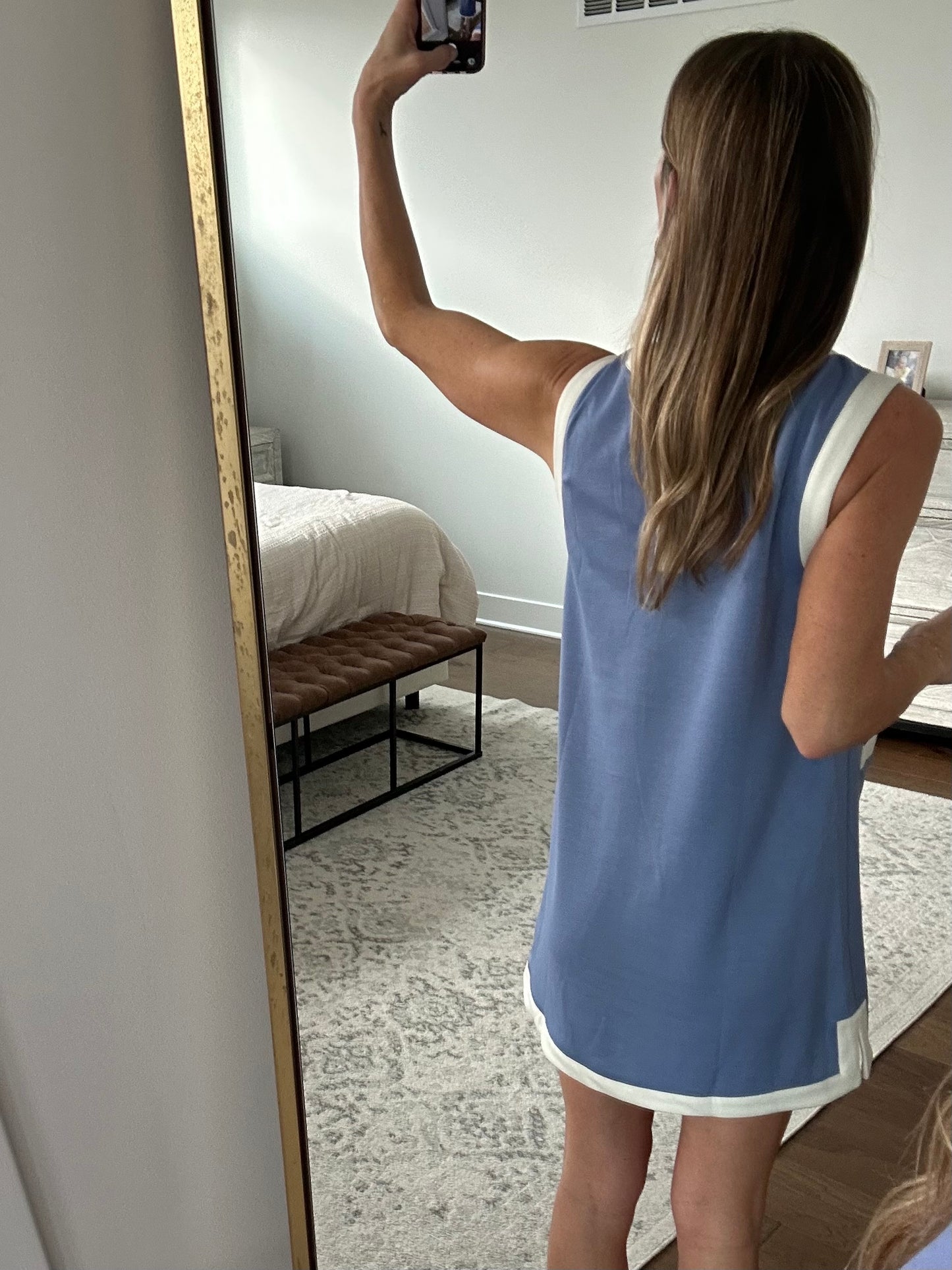 Blue Shift Dress