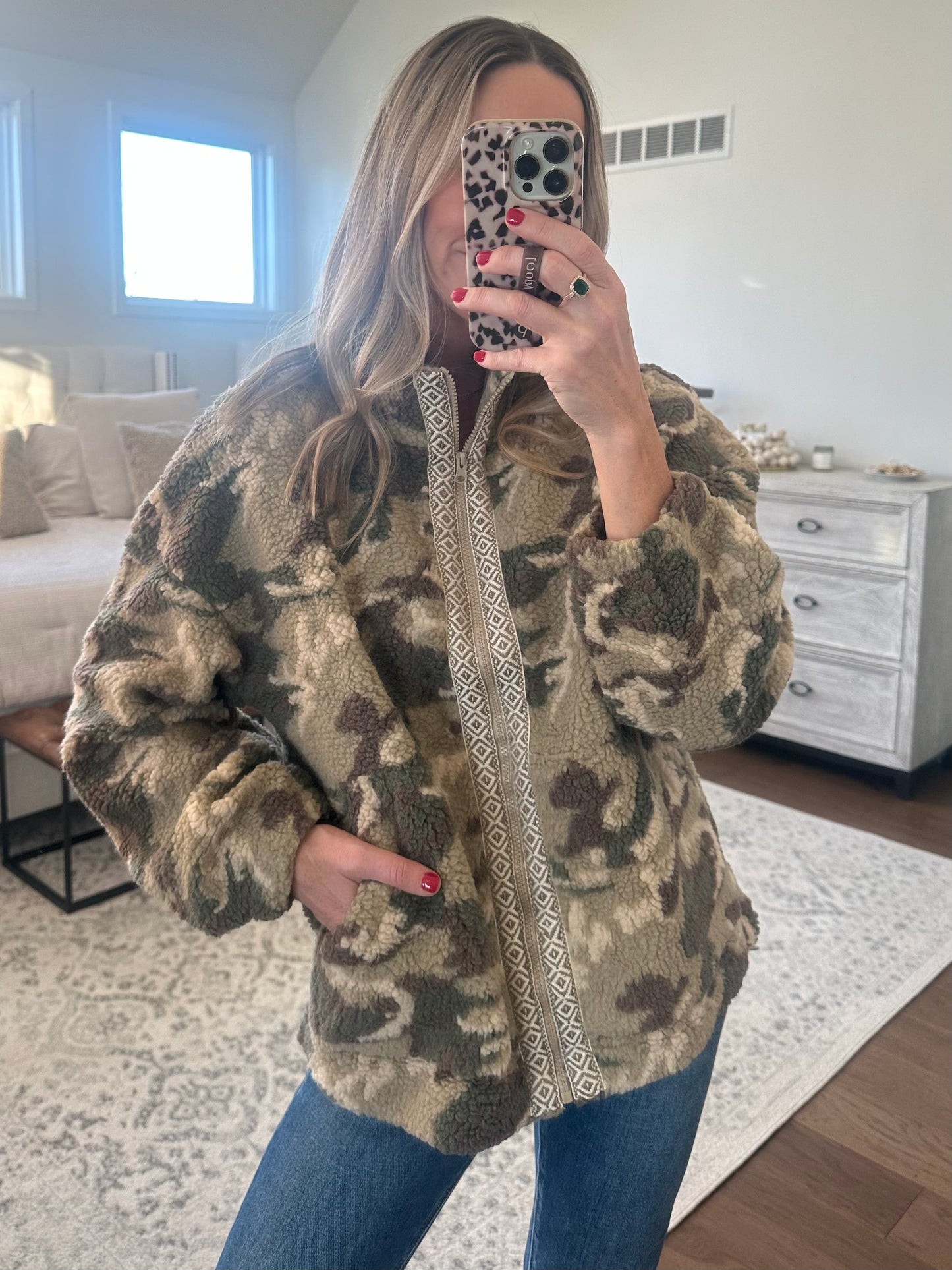 Camo Print Fleece
