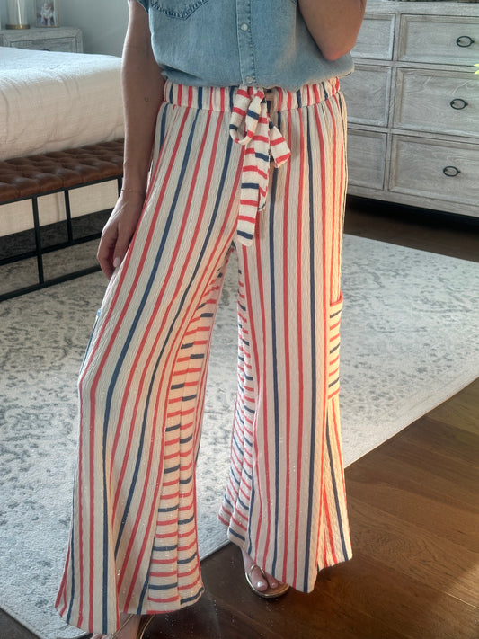 Red/Blue/Cream Lounge Pant
