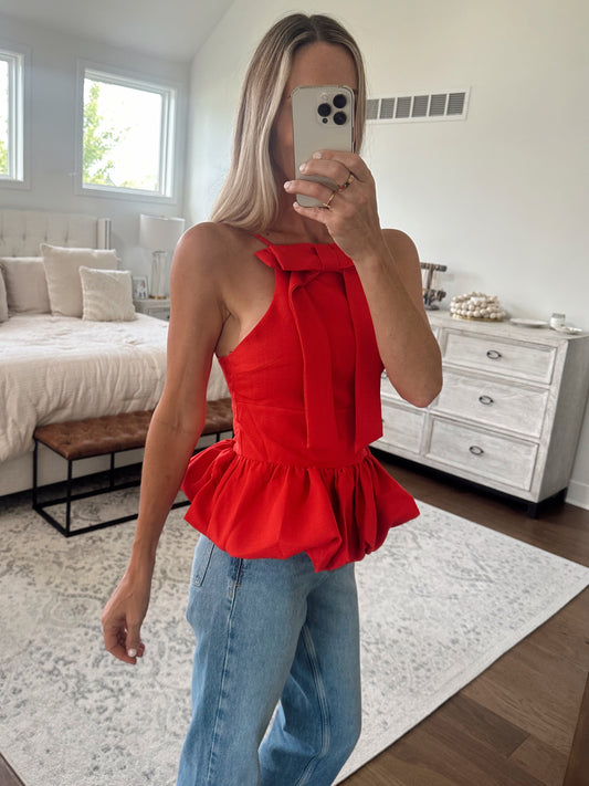 Red Bow Tank