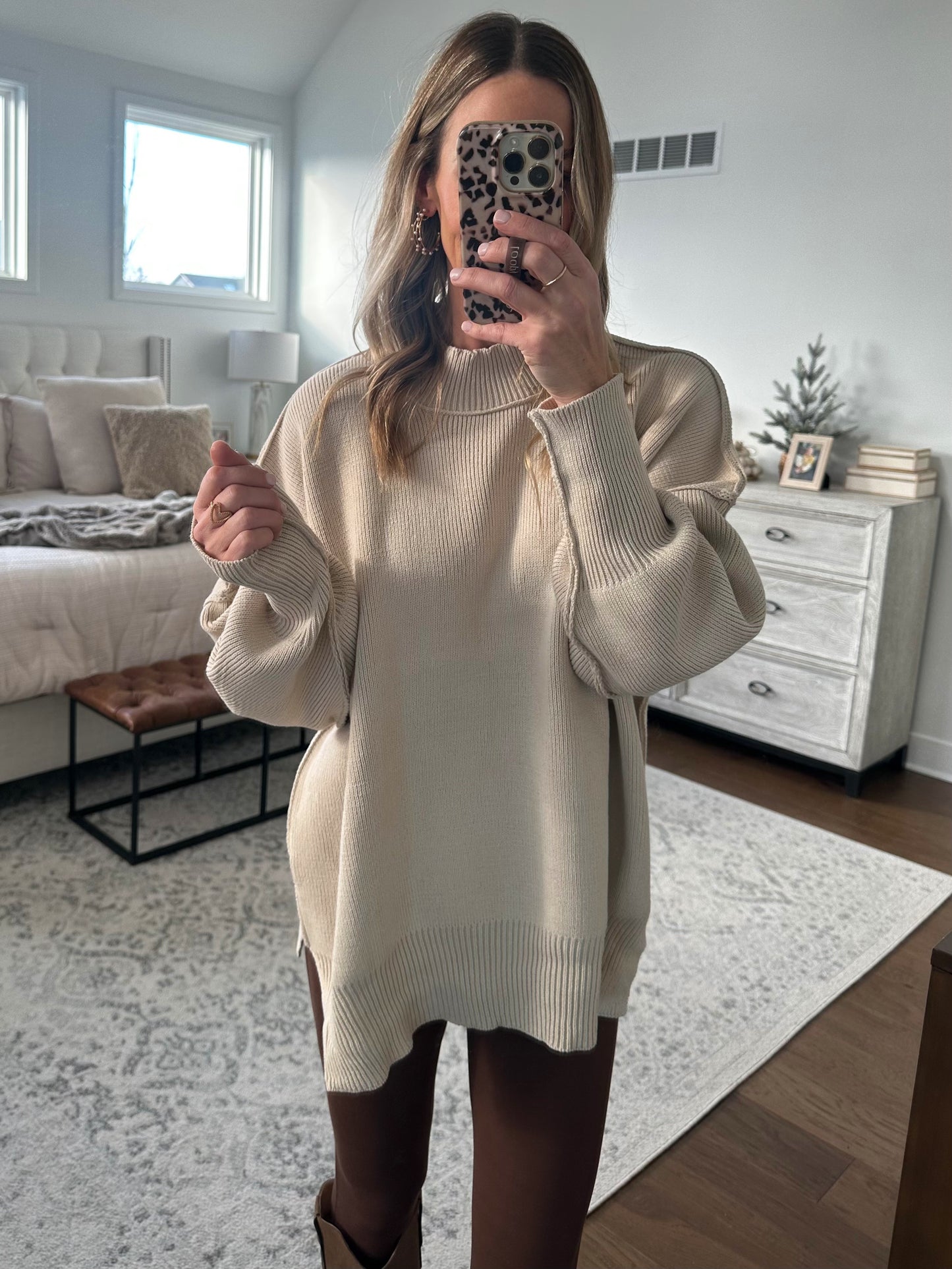 Oversized Sweater- Cream