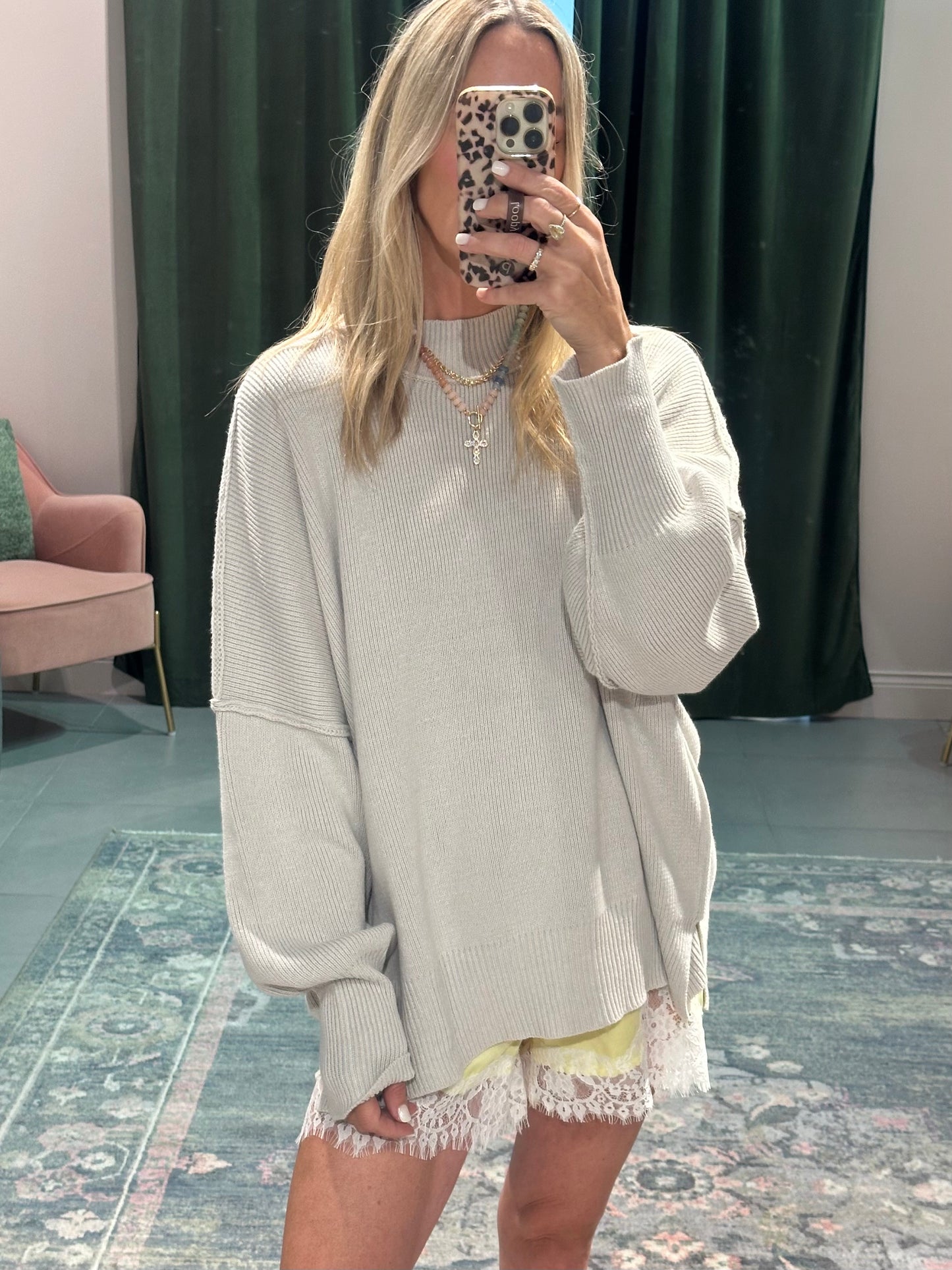 Oversized Sweater- Ivory