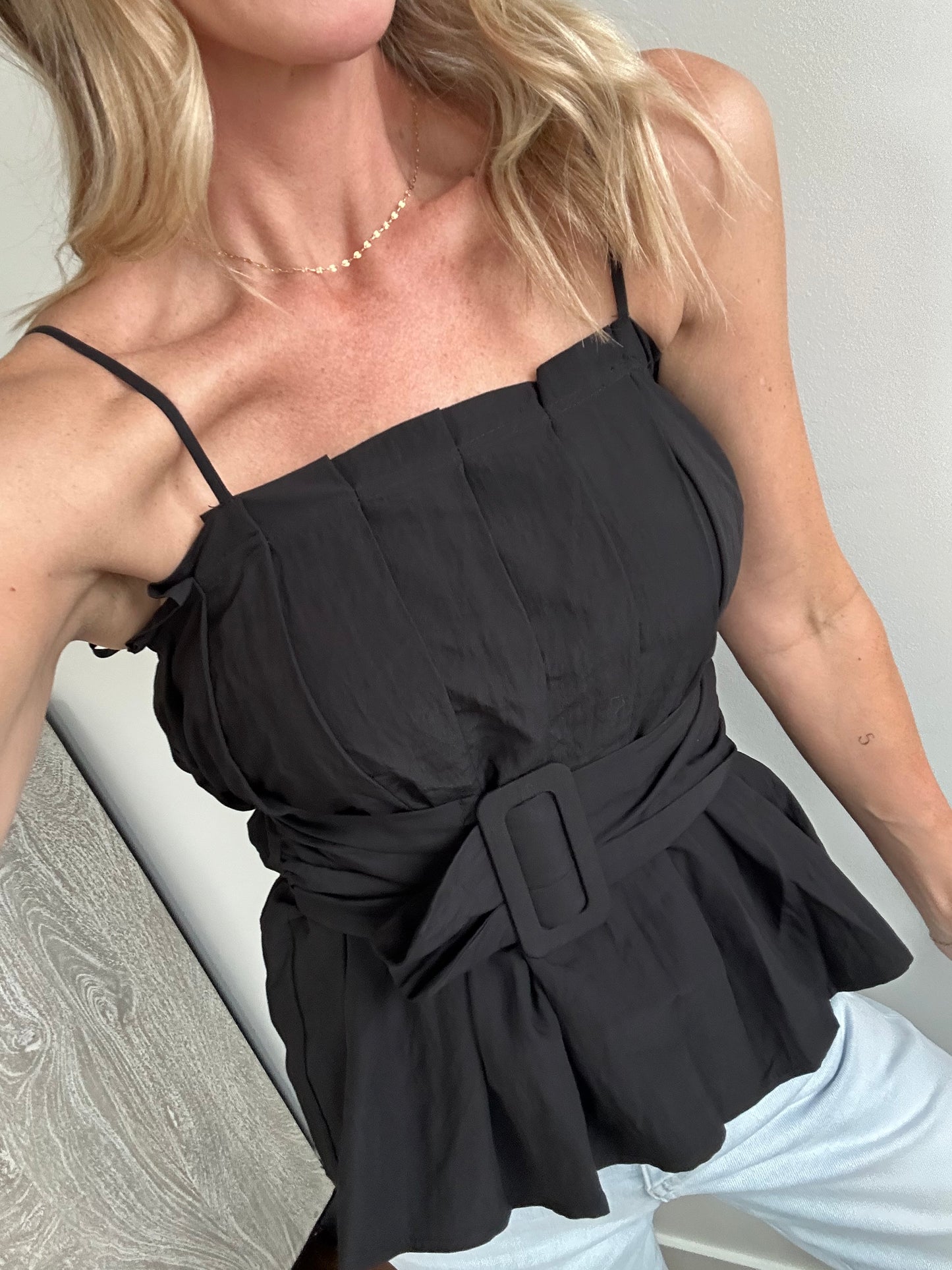 Black Belted Tank