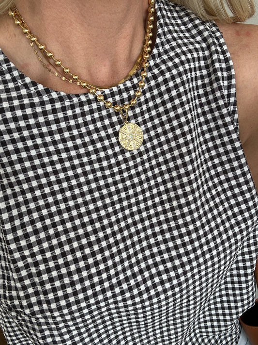 Gold Coin Necklace