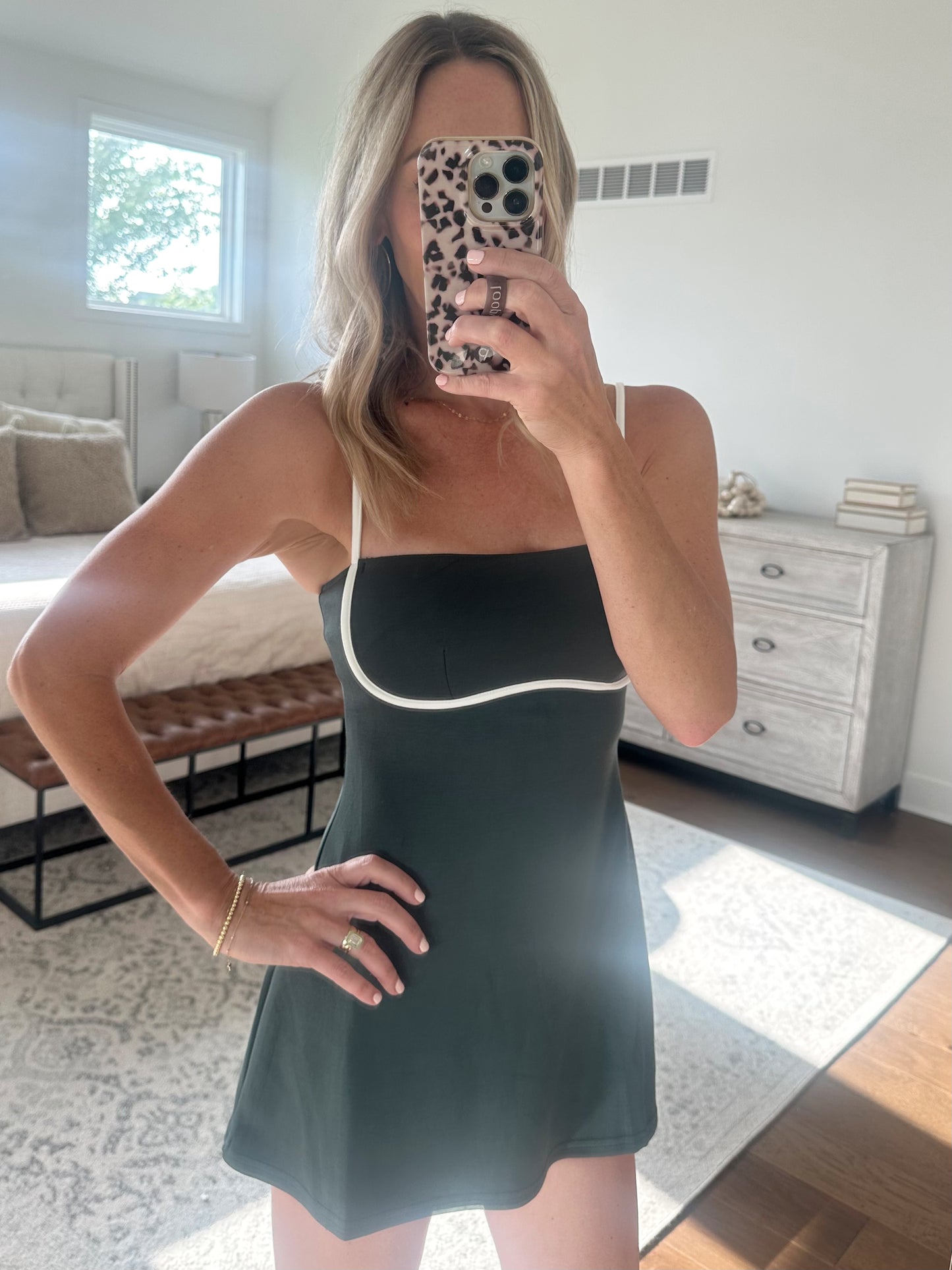 Hunter Green Active Dress