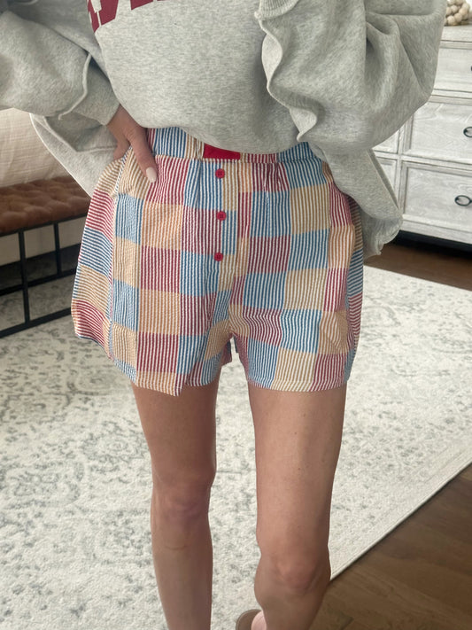 Red Mix Boxer Shorts