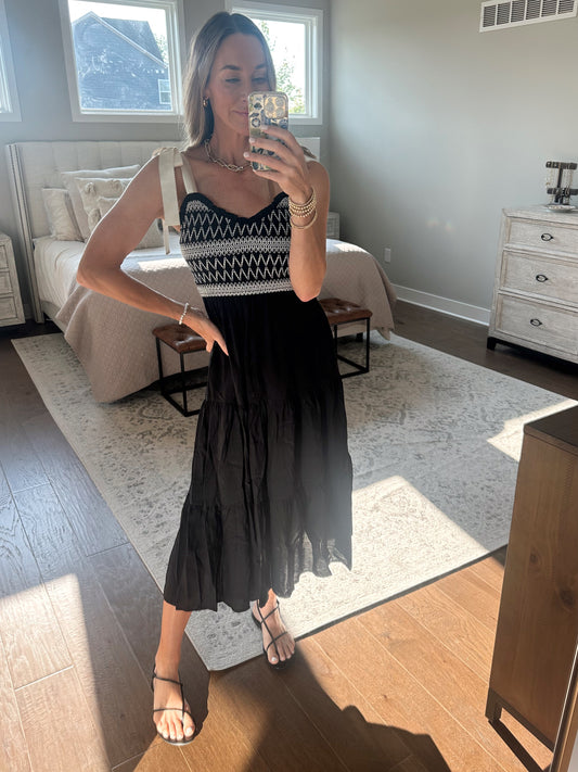 Black Ribbon Maxi