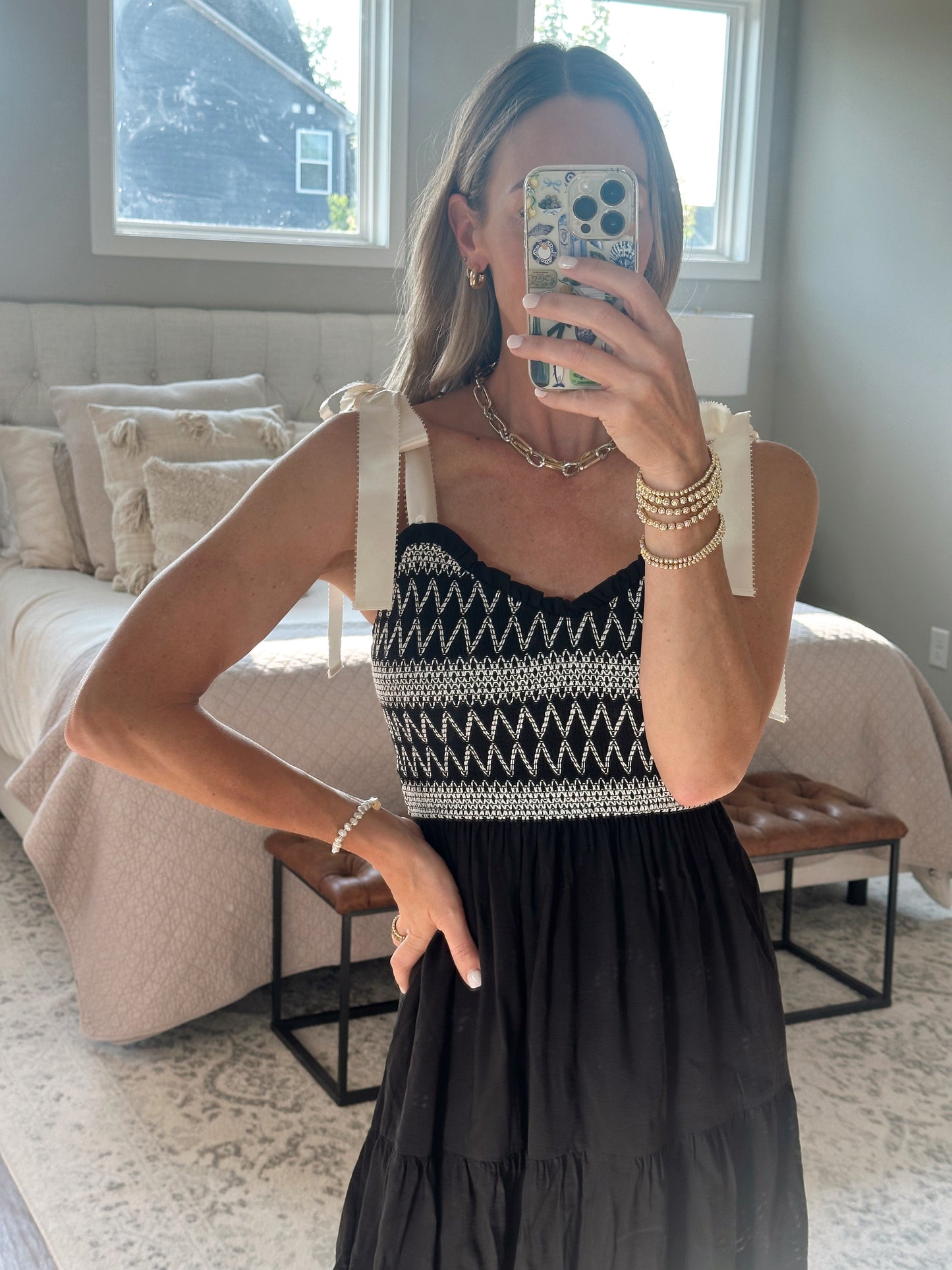 Black Ribbon Maxi