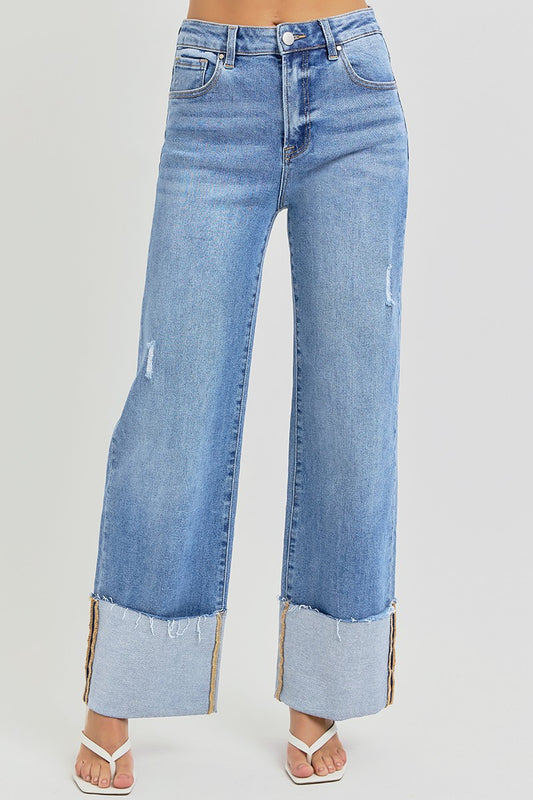 Cuffed Jeans